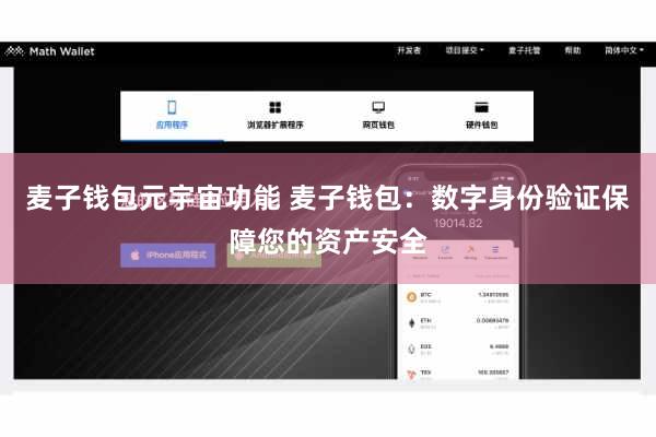 麦子钱包元宇宙功能 麦子钱包：数字身份验证保障您的资产安全