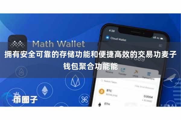 拥有安全可靠的存储功能和便捷高效的交易功麦子钱包聚合功能能