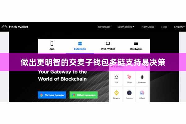 做出更明智的交麦子钱包多链支持易决策